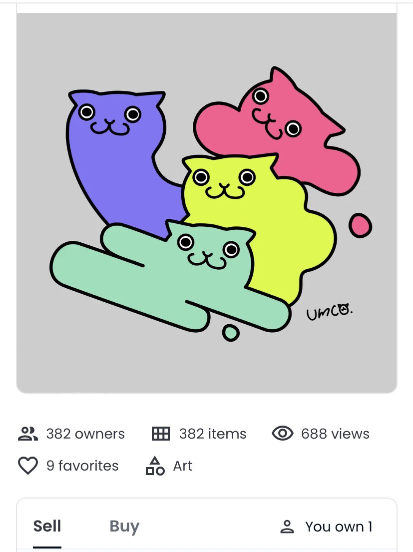 Umuco's ARTミント完了！
〈elements〉がウォレットにきてくれました✨メッセージもグッとくる！
#LLAC #umc