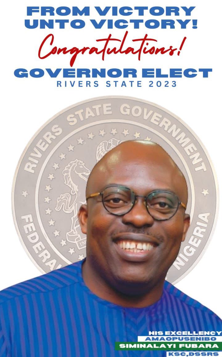 Dj_Showbobo's tweet image. Congratulations Governor Elect,
Rivers State Is Safe.

#SIM4G
#Simplified
#SimFubara