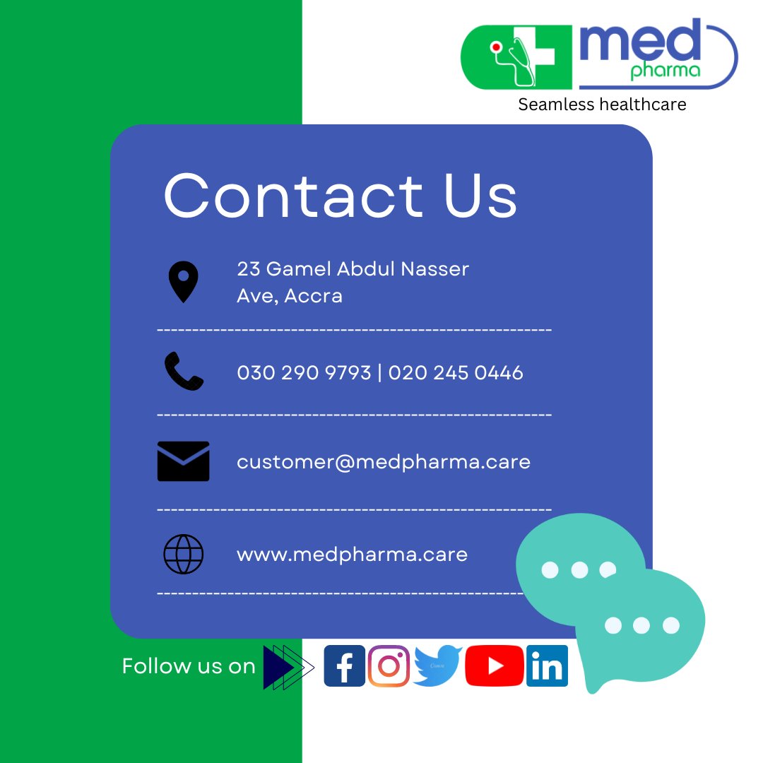 medpharmagh's tweet photo. @tv3_ghana There's no need to worry, we can help you get the #medicine you need. 
#Contact us now for your prescriptions.
#Medpharma #chronicillness #EConsultation #healthcare https://t.co/R5mlug60Jb