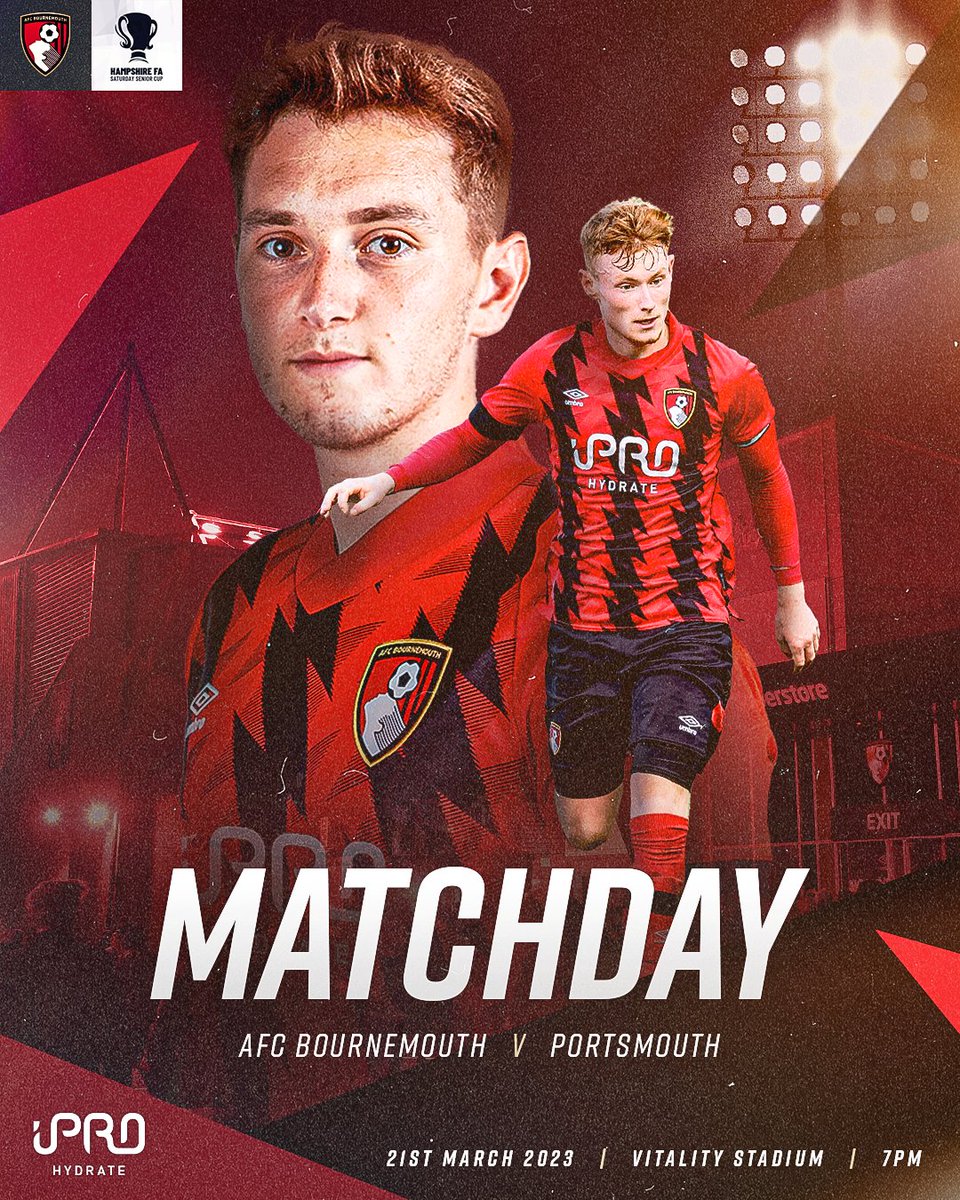 Attention then turns to a big development squad fixture at Vitality Stadium later ✨

🆚 𝗣𝗼𝗿𝘁𝘀𝗺𝗼𝘂𝘁𝗵 𝗫𝗜 
🏟 𝗩𝗶𝘁𝗮𝗹𝗶𝘁𝘆 𝗦𝘁𝗮𝗱𝗶𝘂𝗺
🏆 𝗛𝗮𝗺𝗽𝘀𝗵𝗶𝗿𝗲 𝗦𝗲𝗻𝗶𝗼𝗿 𝗖𝘂𝗽
⏰ 𝟳𝗽𝗺 𝗸𝗶𝗰𝗸-𝗼𝗳𝗳
🎟️ bit.ly/hsc-tickets 

Up the Cherries! 🍒