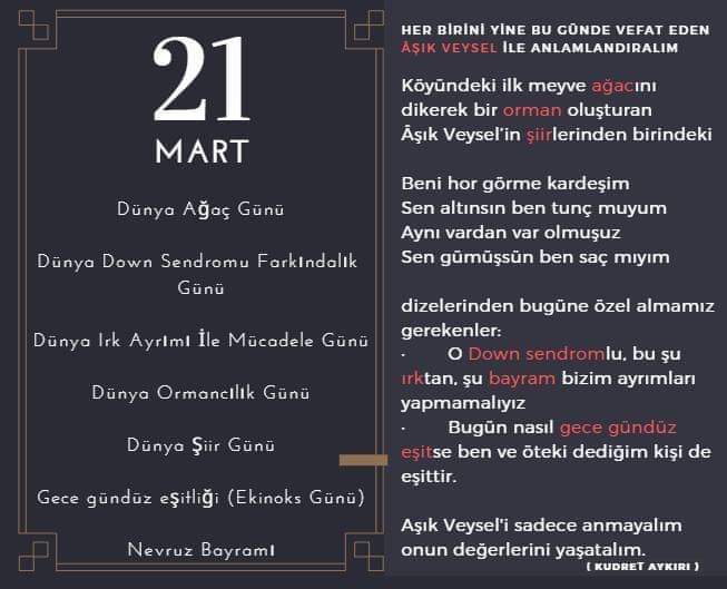 21 Mart
