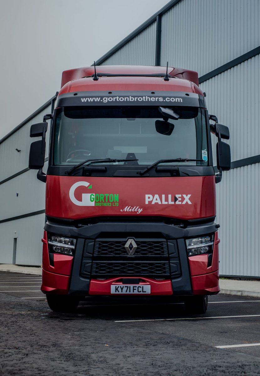 Our newest member of the fleet, Milly, the 2021 Renault T480, is looking absolutely stunning now she is coated in the <a href="/GortonBrothers/">Gorton Brothers Limited</a> and <a href="/PallExUK/">Pall-Ex UK</a> logos! 🚛
#DedicatedTransport #GeneralHaulage #GortonBrothersLtd #Logistics #PalletDistribution #Oxford #Wrexham