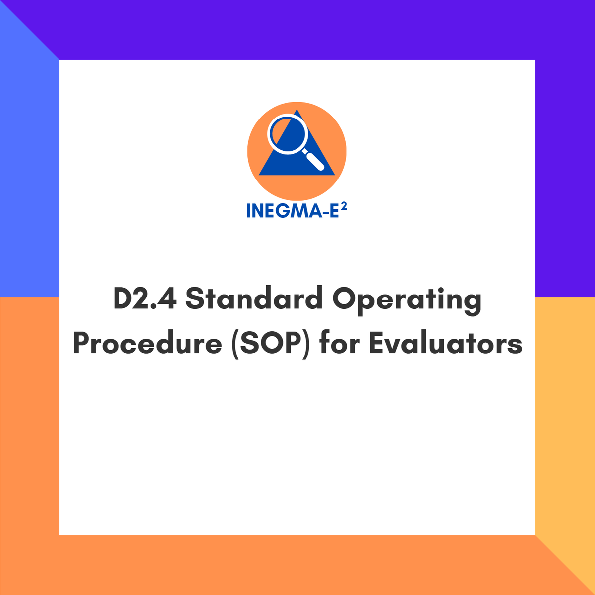 inegmae2's tweet photo. The next project deliverable is now available for download on our #UCPKN page:

👉D2.4 Standard Operating Procedure (SOP) for Evaluators 👈

Download the report here: https://t.co/HEkcQCi0Iu 🔗

#EUproject #ECHO #civilprotection #exerciseevaluation https://t.co/tJml3Z3yG3