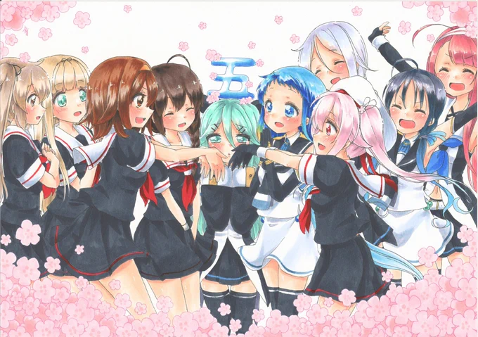 #唐突に5年前のイラストを載せる見た人もやるワンドロをスケブに描いてた頃…くらいかな 