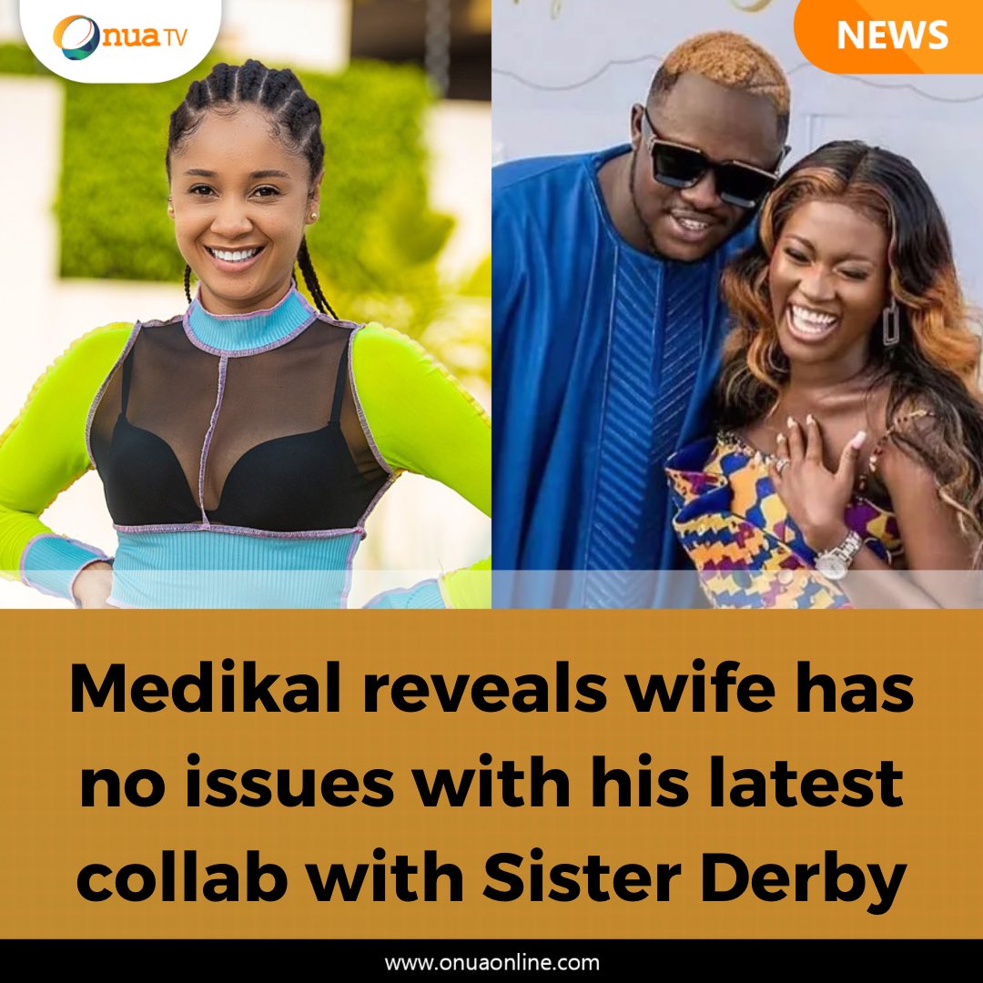 onua951fm's tweet photo. Medikal says his wife and actress, Fella Makafui, has no qualms with his feature, Cold and Trophies with former lover, Deborah Vanessa.

#OnuaNews #OnuaOnline https://t.co/d1w80wR1Y8