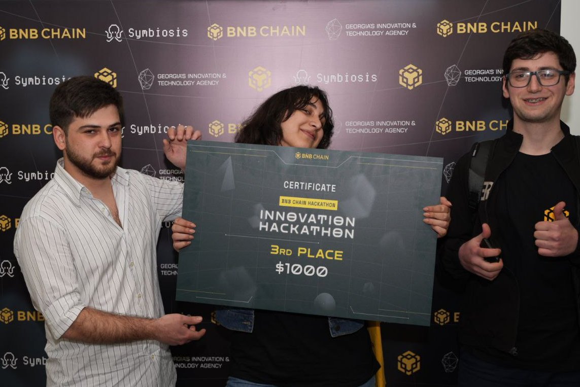 BNBCHAIN's tweet photo. Over the weekend, BNB Chain held a 3-day hackathon in Georgia, which had a tremendous response and exciting outcome.
Six total winners took home honors in two categories: Web3 Reputation and Streaming in Web3. ๐
#BNBChainGeorgia ๐ฌ๐ช https://t.co/7hmfQTxJib
