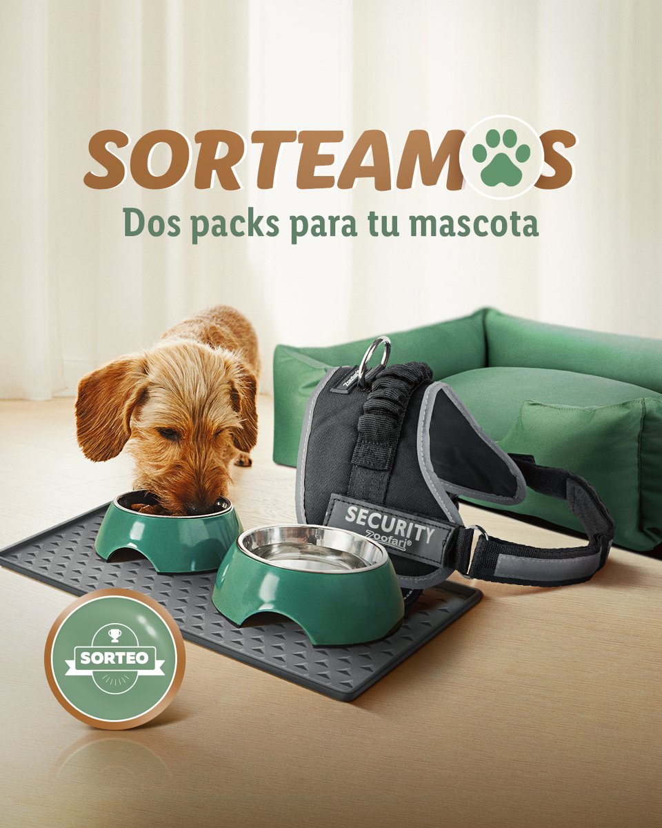 🐾 SORTEAMOS DOS PACKS PARA MASCOTAS 🐾

Para conseguir uno solo tienes que:

✅ Seguir a <a href="/lidlespana/">Lidl España</a>
🔄 RT a esta publicación
💬 Usar el hashtag #MascotasEnLidl
comentando por qué tu mascota es la mejor del mundo 🐶🐱