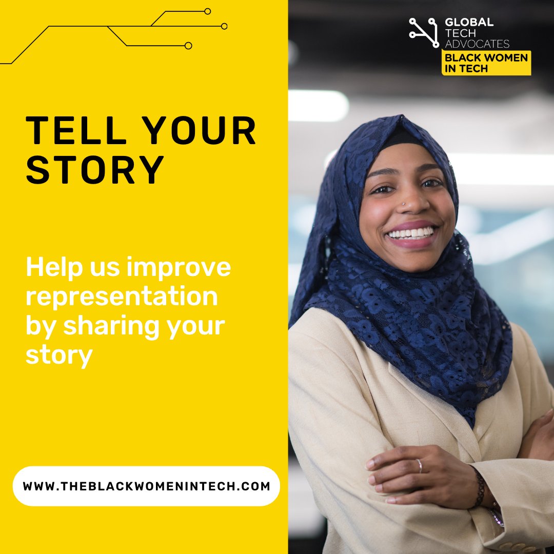 GTA_BWTECH's tweet photo. We love to showcase the stories of successful Black women on our website.
If you have an inspiring story that you believe needs to be told, share it on our website now
https://t.co/LHWwmmAAlK
#blackwomenintech #blacknetworking #blackgirlmagic https://t.co/83W5QwalQF