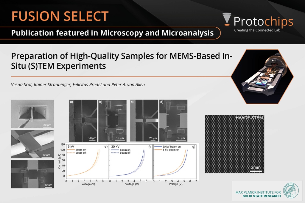 Protochips's tweet photo. Tuesday publication update! π This nice work shows a new methodology for the preparation of focussed ion beam (FIB) lamella for in-situ microscopy.
Curious?
https://t.co/vFQ0MmhOYc
#FusionSelect #FIB #Protochips #Findyourbreakthrough #preparationmethods #electronmicroscopy https://t.co/doW32pq3ay