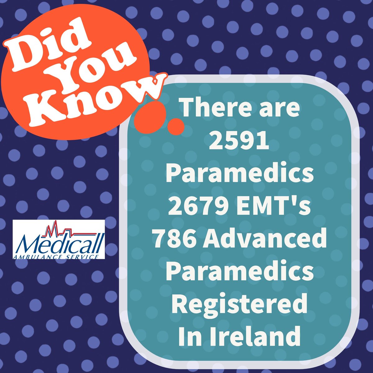 Did You Know ?

phecit.ie/PHECC/The_regi…

#medicallambulance #phecc #emt #paramedic #advancedparamedic #didyouknow