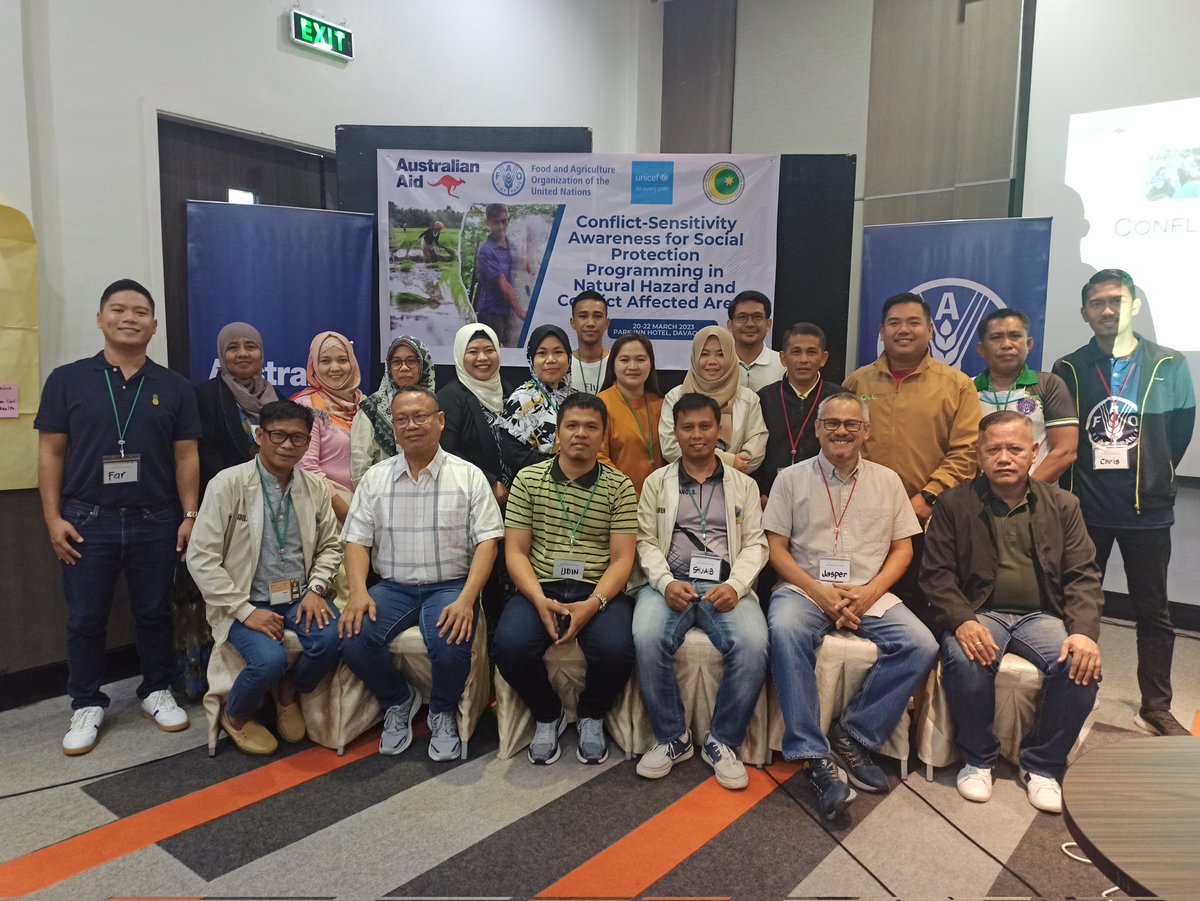 JasperLlanderal's tweet photo. And it's a wrap. Grateful for the active and energetic engagement of the MSWDO's , MAFAR, PNP, and MDRRM and Municipal Planning Offices. #mamasapano #datusalibu #datusaudiampatuan #shariffaguak #socialprotection #conflictsensitivity #faophilippines #unjointprogram #dfat #spmsbox https://t.co/nw4bTF6MUa
