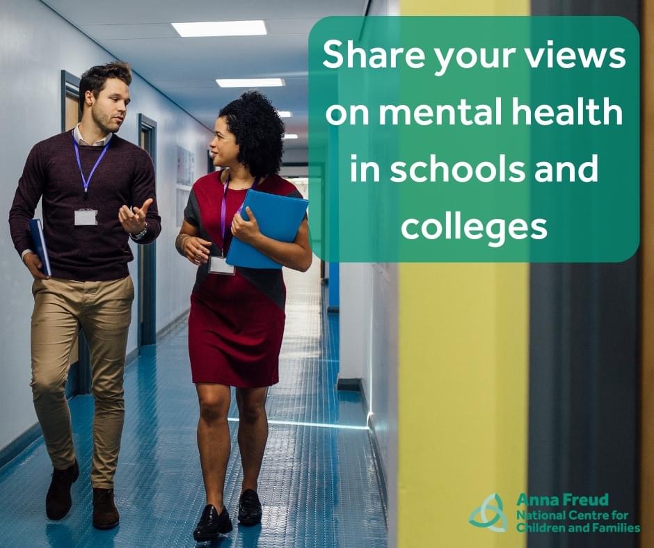 This annual survey by @AFNCCF invites #education staff to share their thoughts on #mentalhealth in #schools &amp; colleges. Views are used to shape the resources &amp; training to be on the topics that matter most. 
Complete this 5-minute survey by 4 April 👇
crowd.in/DqFs9x