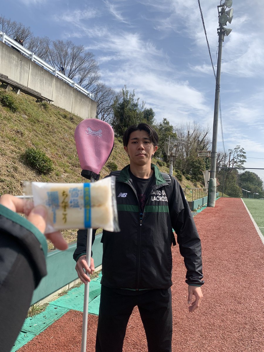 haruka_breakers's tweet photo. おかえりー！
お土産ありがとう😂

 #春から大東  #春からdbu 
 #男子ラクロス  #男子ラクロス部 
 #体験会来てねー！ https://t.co/bqnLgqNsyx
