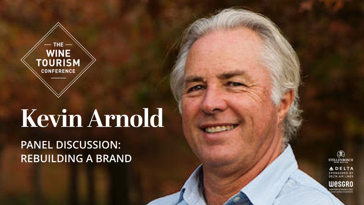 wineconfSA's tweet photo. We look forward to welcoming Kevin Arnold to the Wine Tourism Conference as a speaker during the Panel Discussion on "Rebuilding a Brand".
https://t.co/NxPKZUHQGq
#wtconf2023 #lanzerac #winetourismconference2023 #speaker #wesgro #delta #deltaairlines #wwf #mltcorp #streetsmartsa https://t.co/5Bl3mjOhMv