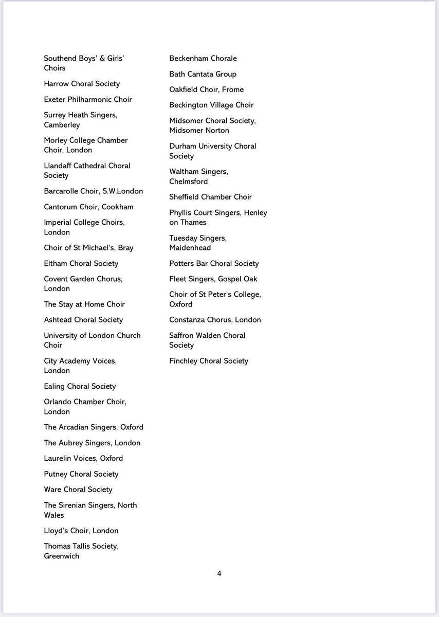 An open letter from 229 UK amateur choirs with 18,290 members to the BBC Director General urging him to reverse the decision to close down the BBC Singers #WeAreTheBBCSingers