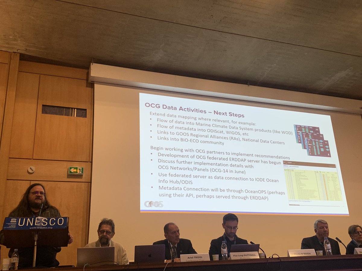 EuroGOOS's tweet photo. Activities to improve exchange of in situ #ocean data are presented by Kevin OβBrien, vice-chair of @GOOSocean Observations Coordination Group - new strategy underway to meet the requirements for standards and best practices #IODC @oceanops_goos @IODEocean @OceanPractices https://t.co/SpDo719Dvw