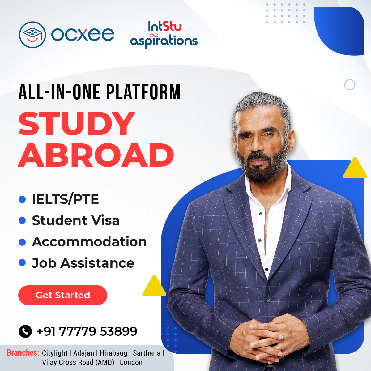 Studying Abroad has now become very easy and affordable with Ocxee and @IntstuA . From IELTS to Visa, Accommodation, and even a Job in your country. So, what are you waiting for dm us 'Hi' and book your free 1 to 1 counselling session today. #Students #surat #studyabroad