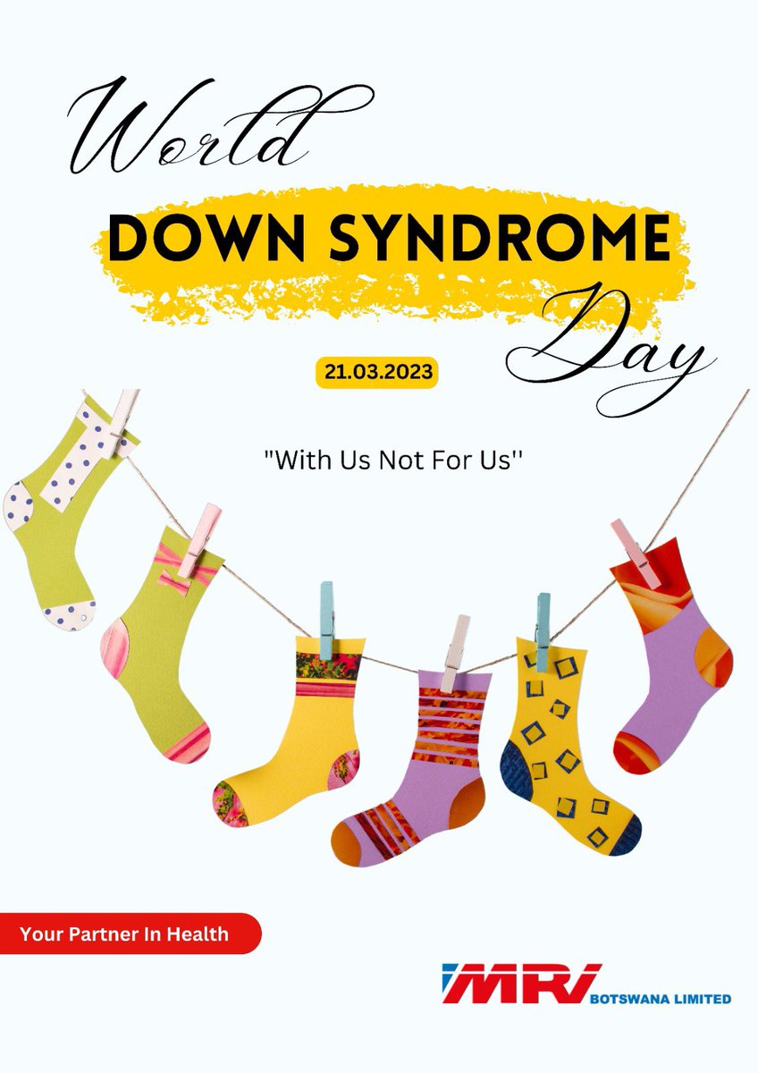 BotswanaMri's tweet photo. World Down Syndrome Day. βWith us,not for us.β
#spreadawareness #mrigoldstandard #yourpartnerinhealth #pushbw https://t.co/0TXn2GNjfZ