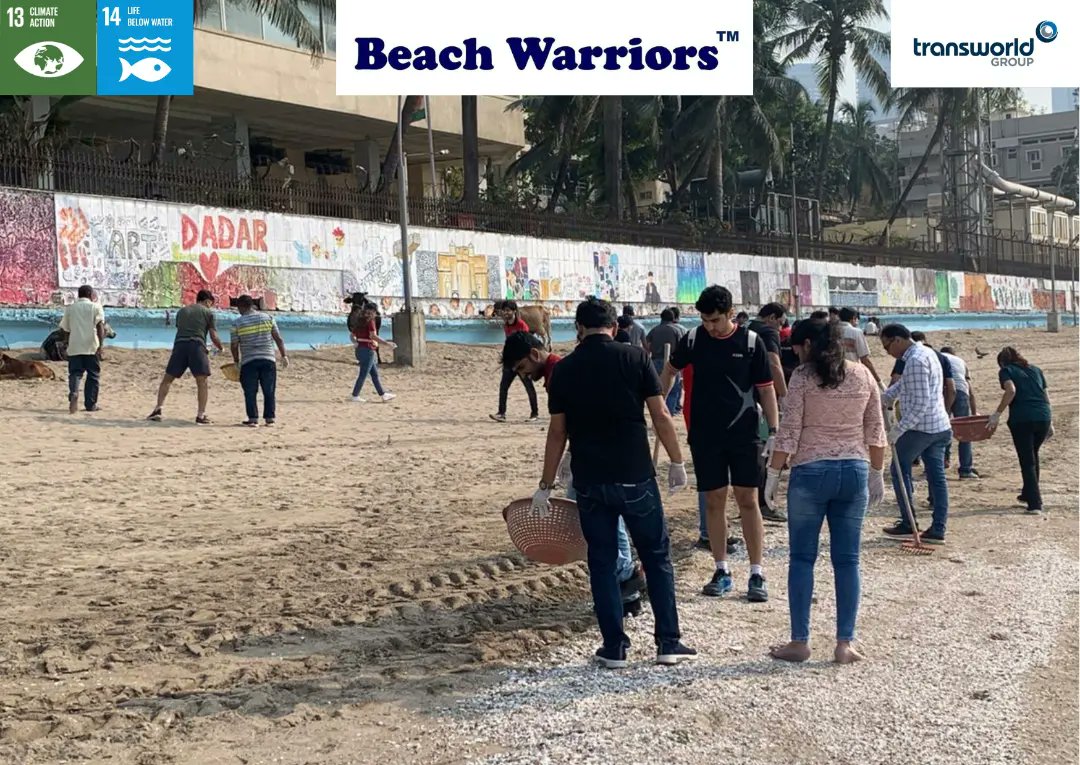 beachwarriors's tweet photo. 17/03/23
#dadarbeachcleanup 
#week259

Two Hands Can Do Wonders🧤

Special drive with Warriors of @DBSBankIndia 😇

Thank you to @TransworldTweet for your strong support💚

#beachwarriors #cleanupdrive  #swachhbharatmission #swachhsurvekshan2023 #saveouroceans #saynotoplastic https://t.co/SdP6Wm0yyH