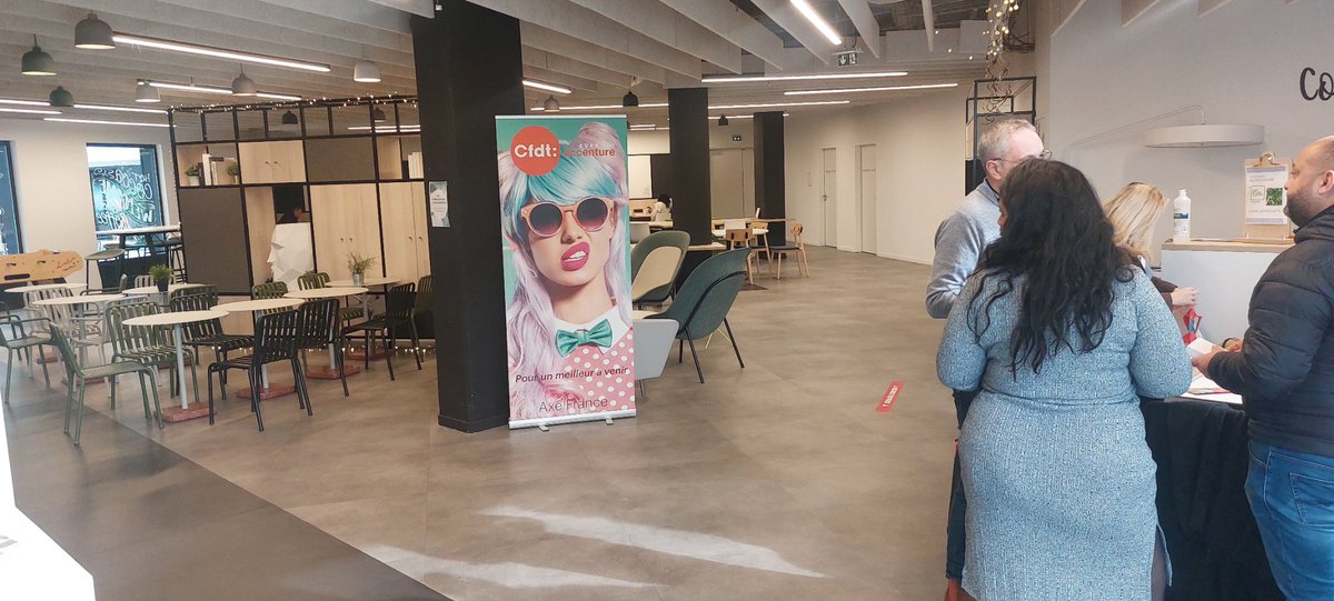 La CFDT Accenture est aujourd'hui chez AFD Tech pour les élections qui débutent mercredi @AccentureFrance <a href="/F3CCFDT/">F3C CFDT</a>