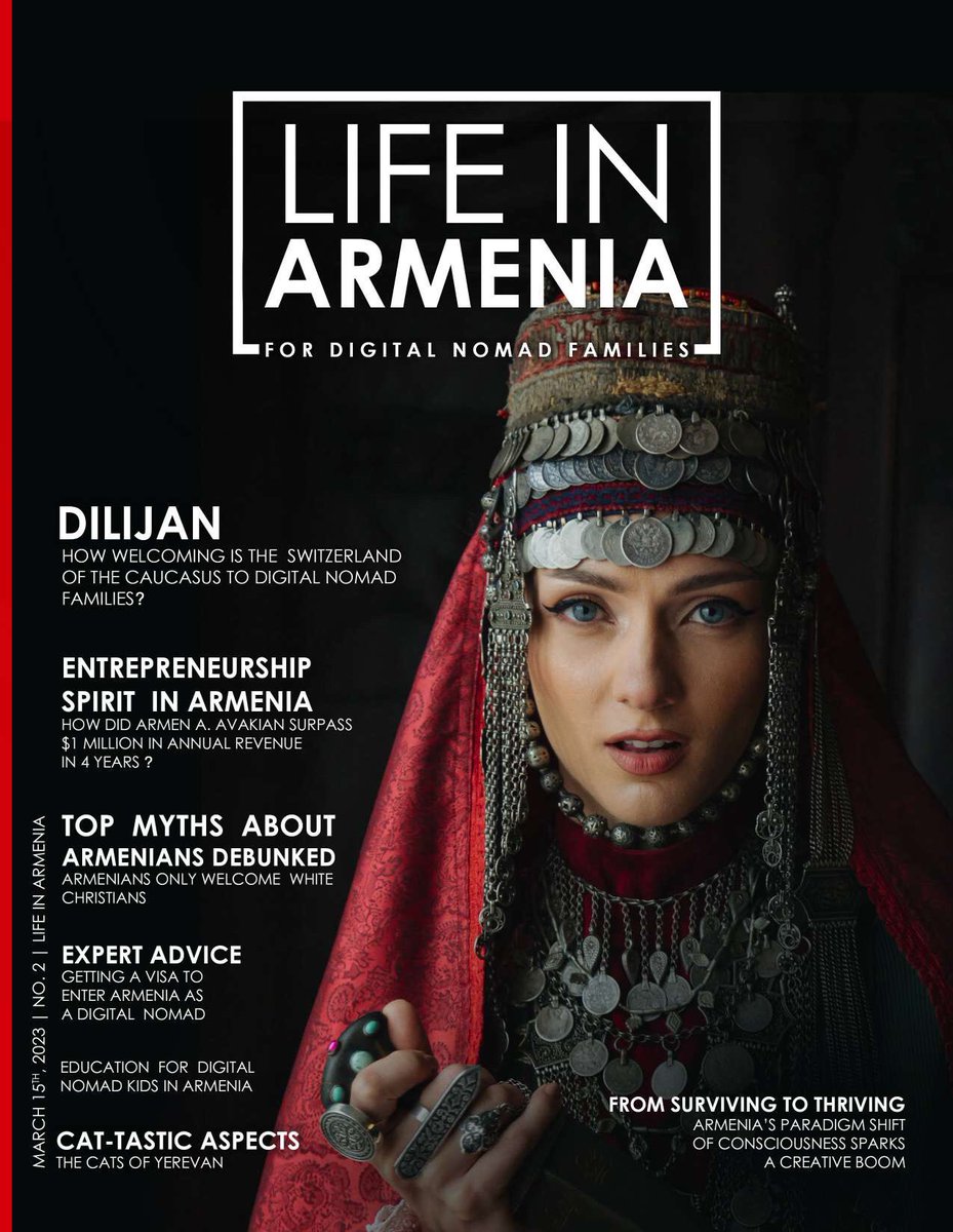Content writer Mathew Zein visited #Armenia 7 years ago &amp; found there his forever home! In this regard, he publishes magazine «Life in Armenia» to share his impressions. 

“In world where digital nomadic lifestyle is on rise, Armenia offers unique opportunity for remote workers”.