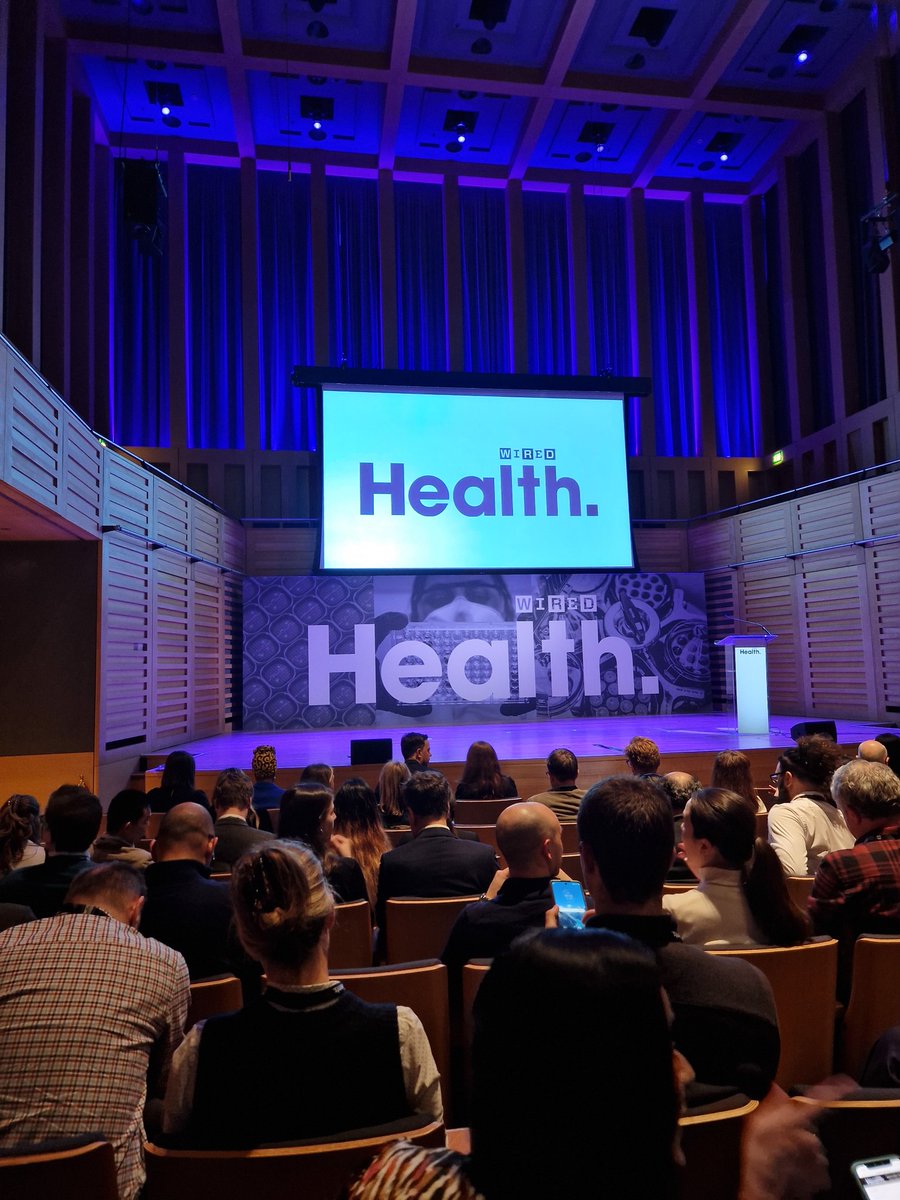 Today I'm at #WIREDHealth in London. Excited to hear about all the latest in med tech - thanks @HarwellCampus for the ticket!