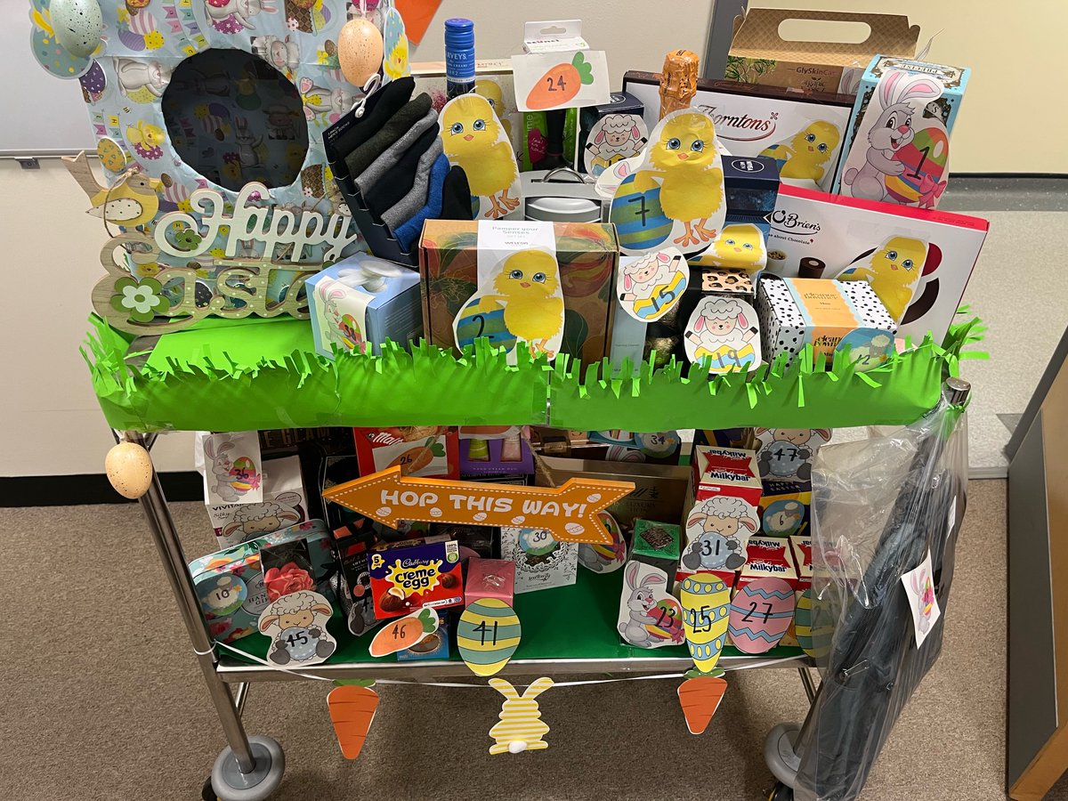 🐰🐰Come and take part in our ward 207 easter raffle, Put together by our fab HCA Maddie🐰🐰