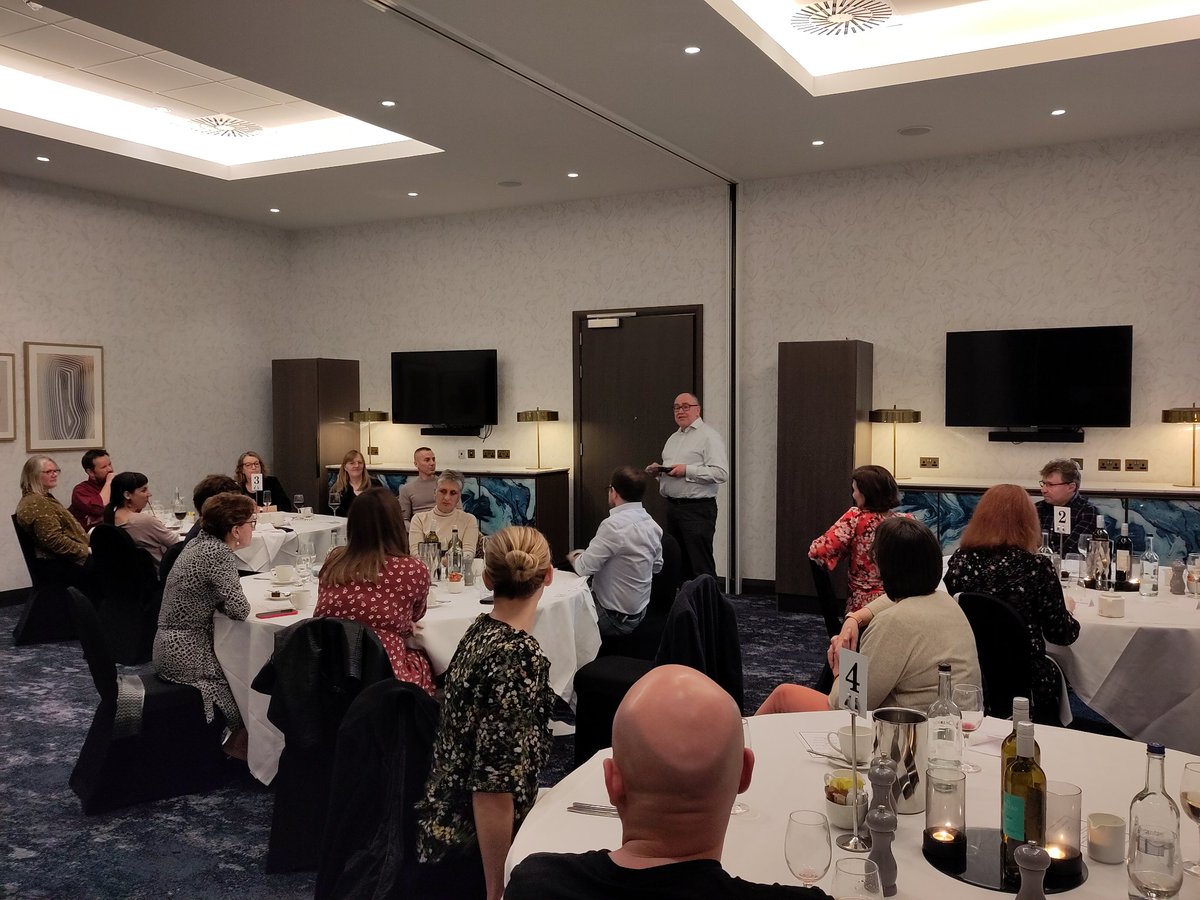 CMSKHealthWork's tweet photo. A fabulous dinner catching up with our friends and colleagues before today's #CMHW23 Annual Research Meeting- looking forward to the day! https://t.co/JgBdWrvAcx