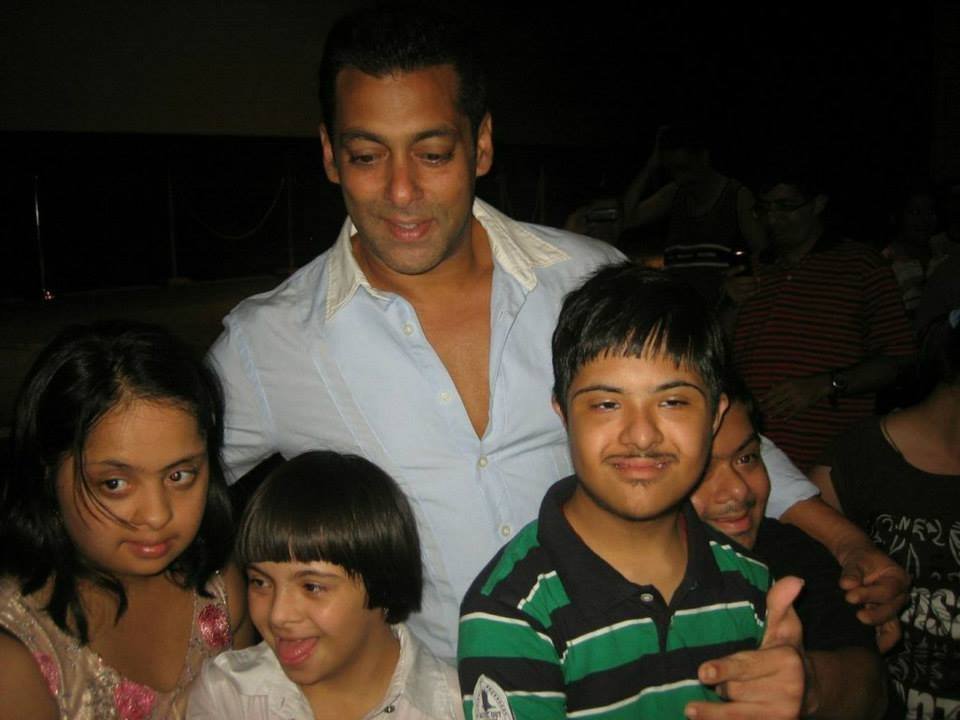Being Human  Salman Khan, meets the children suffering from Down's Syndrome #DownSyndromeDay #SalmanKhan
