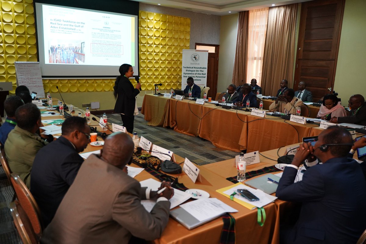 Happening: IGAD RSGAS kick off a roundtable dialogue wz representatives of z academic &amp; research communities from IGAD Member States on z Red Sea Dynamics &amp; Its Potential Implications <a href="/AmbGuyo/">Amb. Mohamed Ali Guyo, PhD</a> <a href="/DrWorkneh/">Dr Workneh Gebeyehu</a> <a href="/IGADPeace/">IGAD Peace and Security Division</a> @igadsecretariat <a href="/HelenTesfaye_/">Helen Tesfaye</a> <a href="/EUtoAU/">EU Delegation to AU</a> <a href="/EU_in_Somalia/">EU Delegation Somalia</a> @nuurist