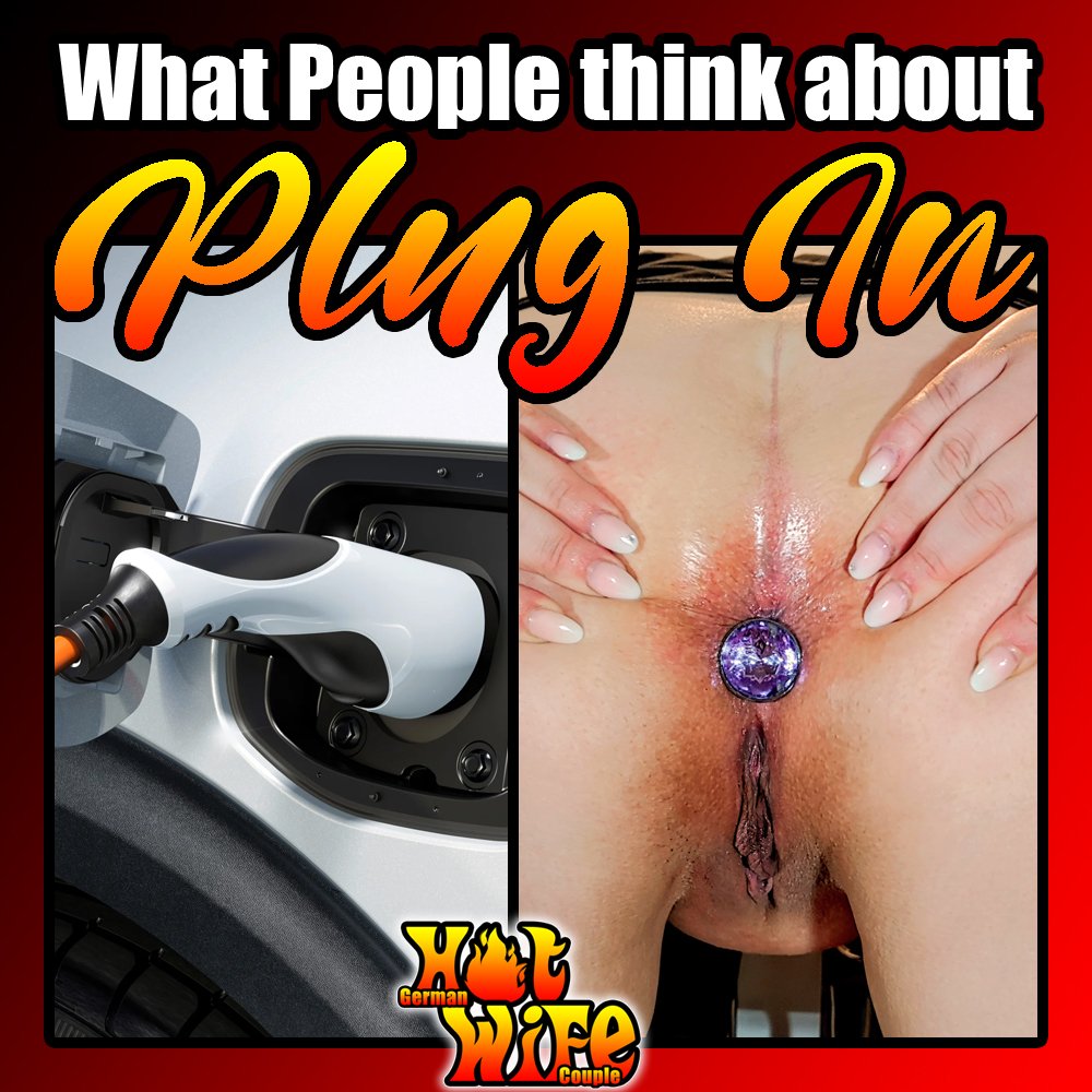 Have you ever think about Plug In? Guess which one I have. 💋💖

❤️ Like 📳 Comment 🔄 Retweet 
✅ Follow <a href="/GerHotwifeCpl/">German Hotwife Couple</a>