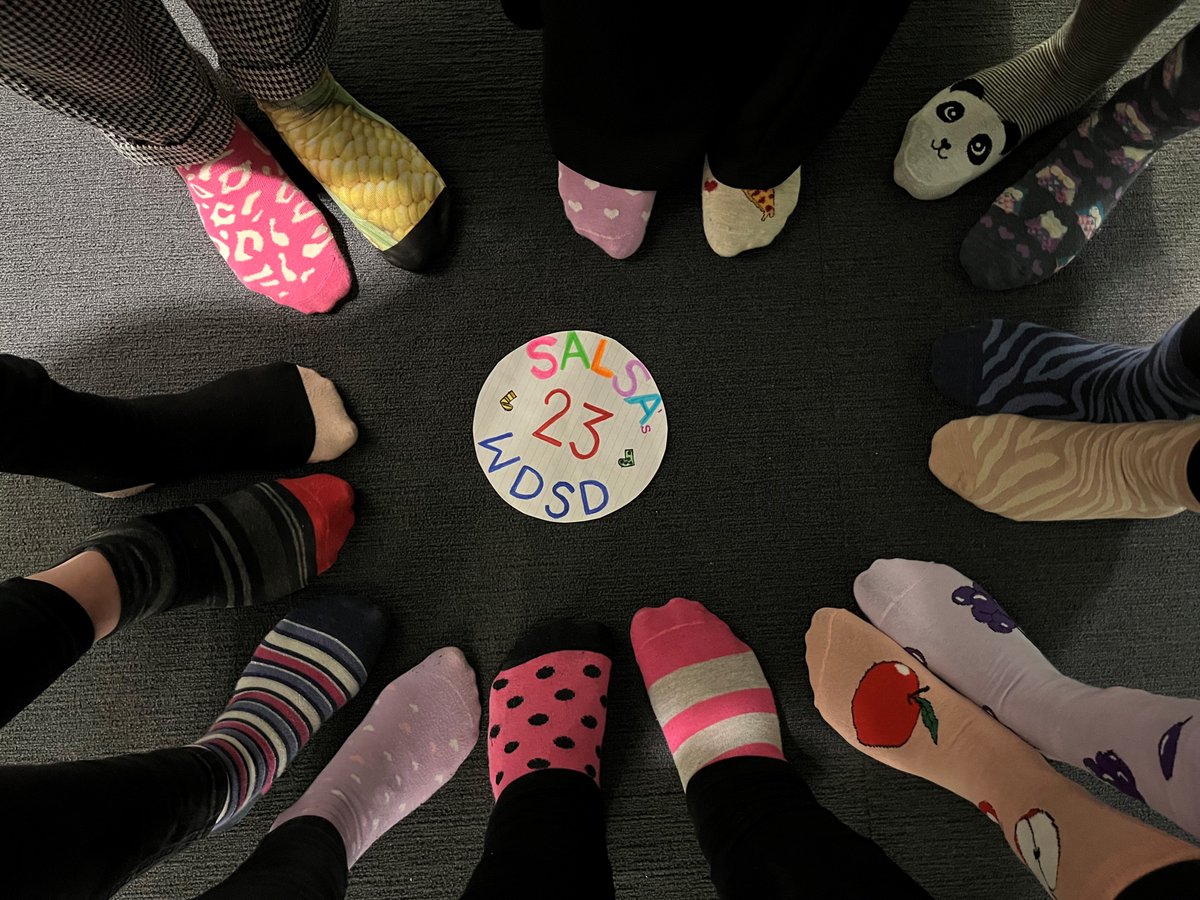 BexleySLT's tweet photo. In support of #WorldDownSyndromeDay join our #SLTAs in wearing odd socks!ππ§¦π Bexley schools please send us your pics of odd socks and you could be included in the next JCT newsletter!π#WithUsNotForUs #lotsofsocks
#WDSD2023 @DSAInfo @WorldDSDay @RCSLT @GivingVoiceUK @OxleasNHS https://t.co/LjmVNjk3na