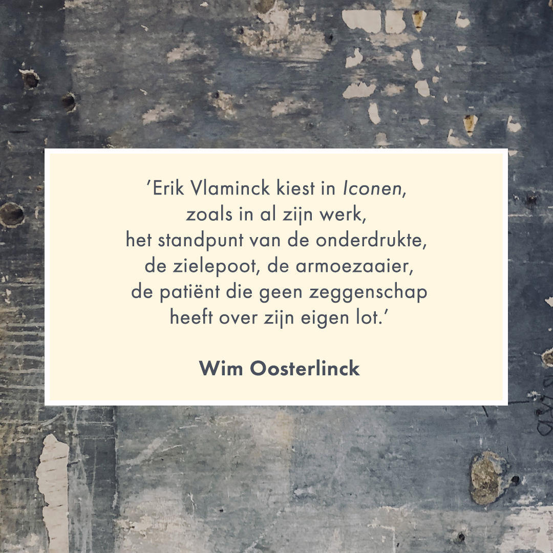 'Erik Vlaminck is één van de weinige Vlaamse schrijvers die erin slagen om engagement en humor te combineren.'

💛 <a href="/WimOosterlinck/">Wim Oosterlinck 🎙</a>  over #iconen van Erik Vlaminck: bit.ly/411duiz