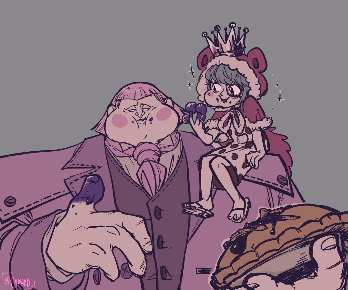 CilWard's tweet image. Big Jack Horner & Sugar
Those who eat by sticking the food in their fingers 🫰
#PussInBoots #PussInBootsTheLastWish #BigJackHorner #OnePiece
