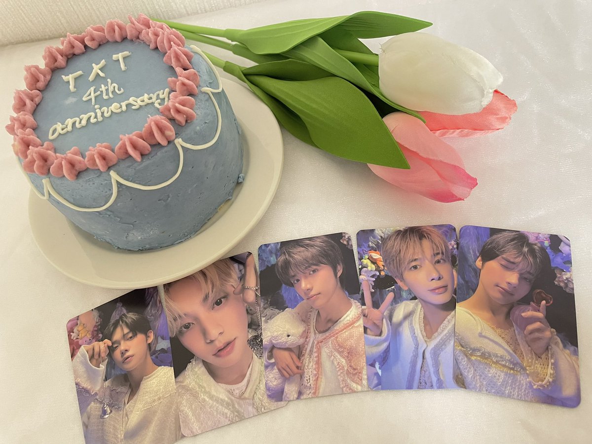 sbchan_1205's tweet image. Mar. 4
4周年おめでとう🤍
これからも5人が幸せでいれますように🌷

#TOMORROW_X_TOGETHER
#ToFOUReverlandWithTXT
#TXT_4th_Anniversary
#투바투와함께한4년내일도함께할우리