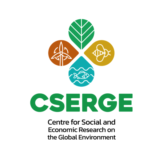 CSERGE is on twitter now! Our new logo below, do you like it? Follow us to keep updated #CSERGE #UEA