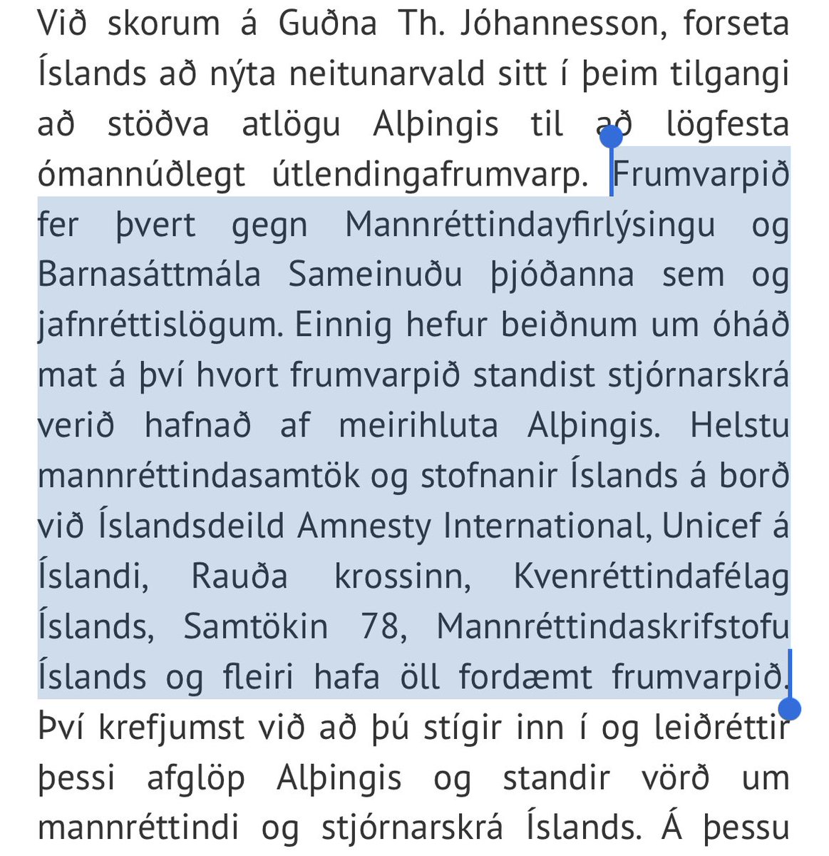 Skrifum undir. 

listar.island.is/Stydjum/135