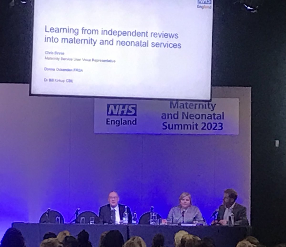 elizabethduff2's tweet photo. Bill Kirkup speaks of the #EastKent review noting that current regulation is not adequate to stop ‘the train going off the track’ #maternitysummit @NHSEngland @NCTcharity @CQCProf https://t.co/LsZMI2ypmq