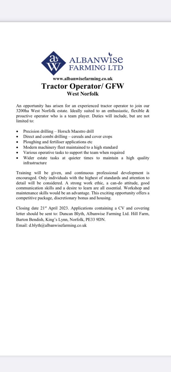 A nice job for someone…..