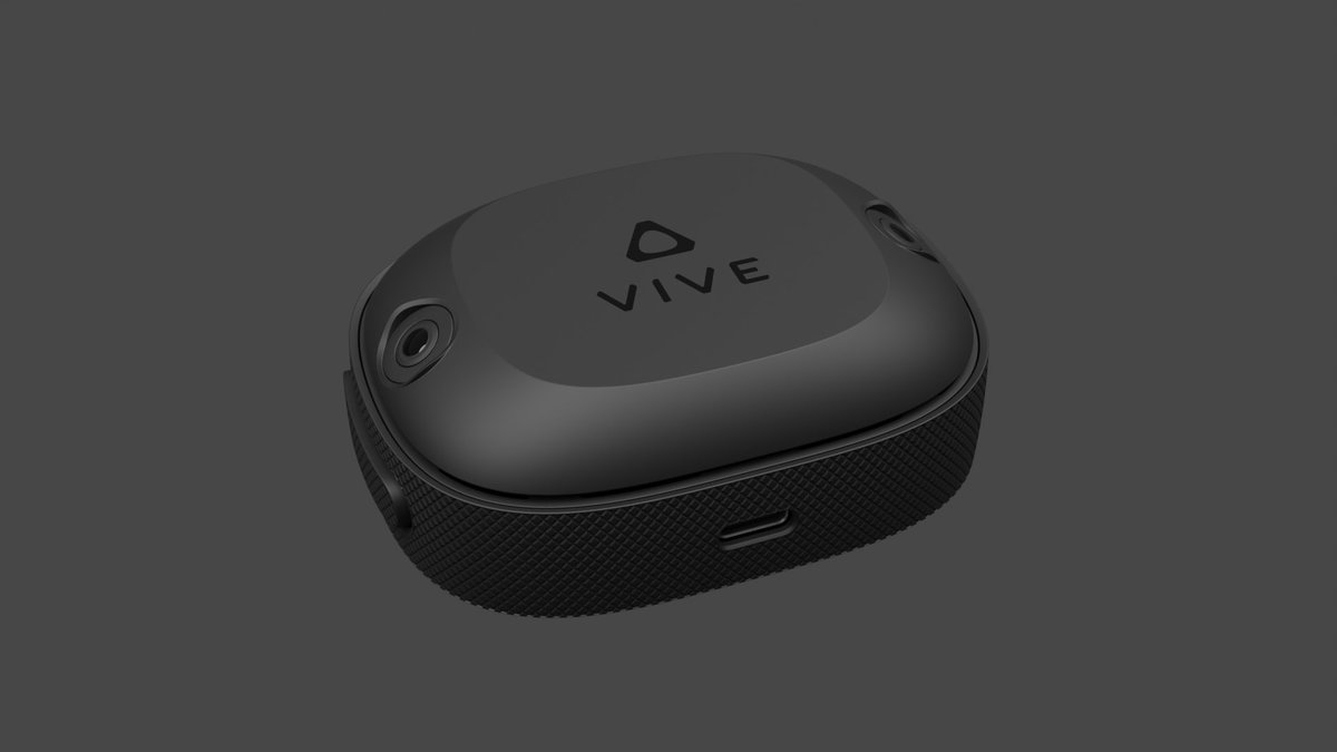 shen's tweet image. Have been asked a few questions about the new VIVE self tracking tracker, so here's a thread 🧵!

We're announcing it at GDC as a developer preview, with launch later in Q3.

It's fully self tracking, so doesn't need external sensors or a headset to see it. 👀 (1/x)