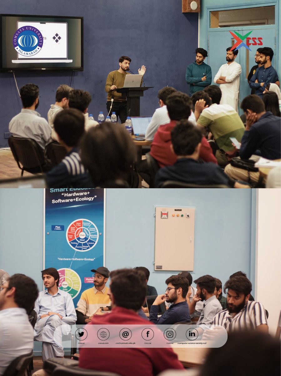 CssCui's tweet photo. Figma Workshop Arranged by CSS in collaboration with BXTrack Day 1 Highlights. ✨

Photography Credits: Ali Mir Zaidi

#figma #figmaworkshop #dayone #cssociety #comsatsislamabad https://t.co/tFRIWDCl1o