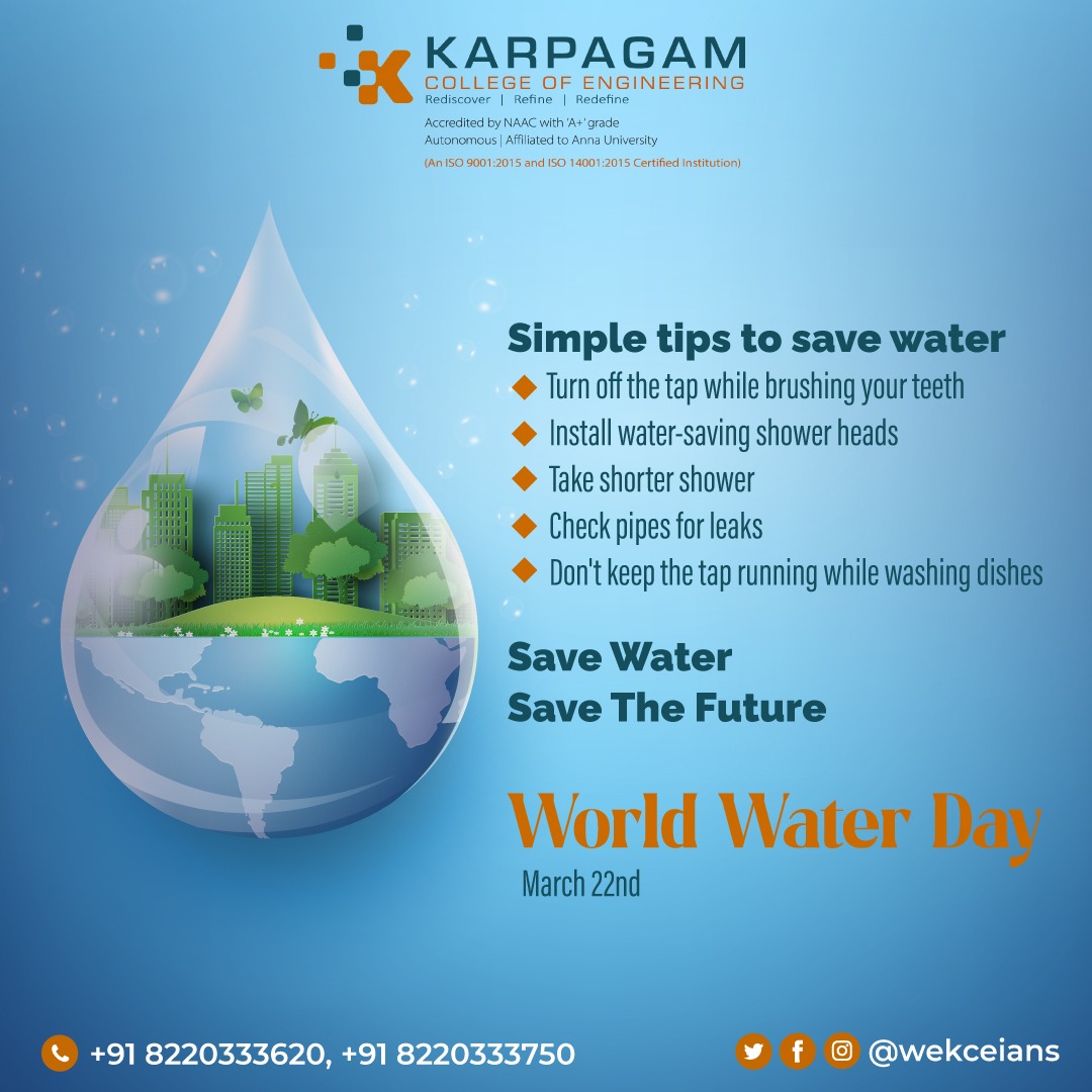 wekceians's tweet photo. Water is the main source of life not just for humans but also for animals and for every living being on the earth. But the sad reality is that water is getting limited and is the need of the hour. #lionsclubseregnoaid #waterday #wwdpc #cleanwater #valuingwater #nature https://t.co/sNg9sjb9rW