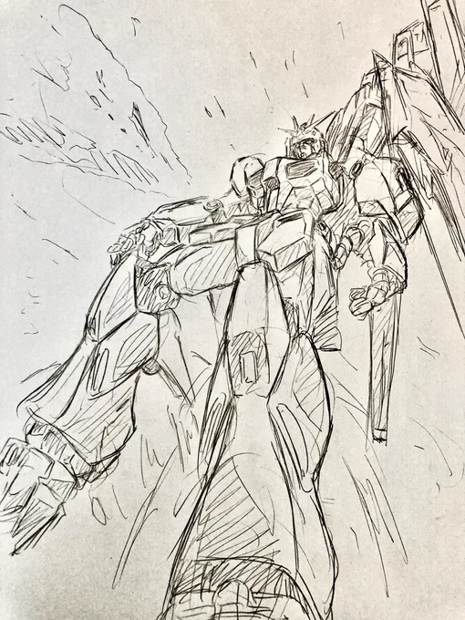 νガンダム 落書き 