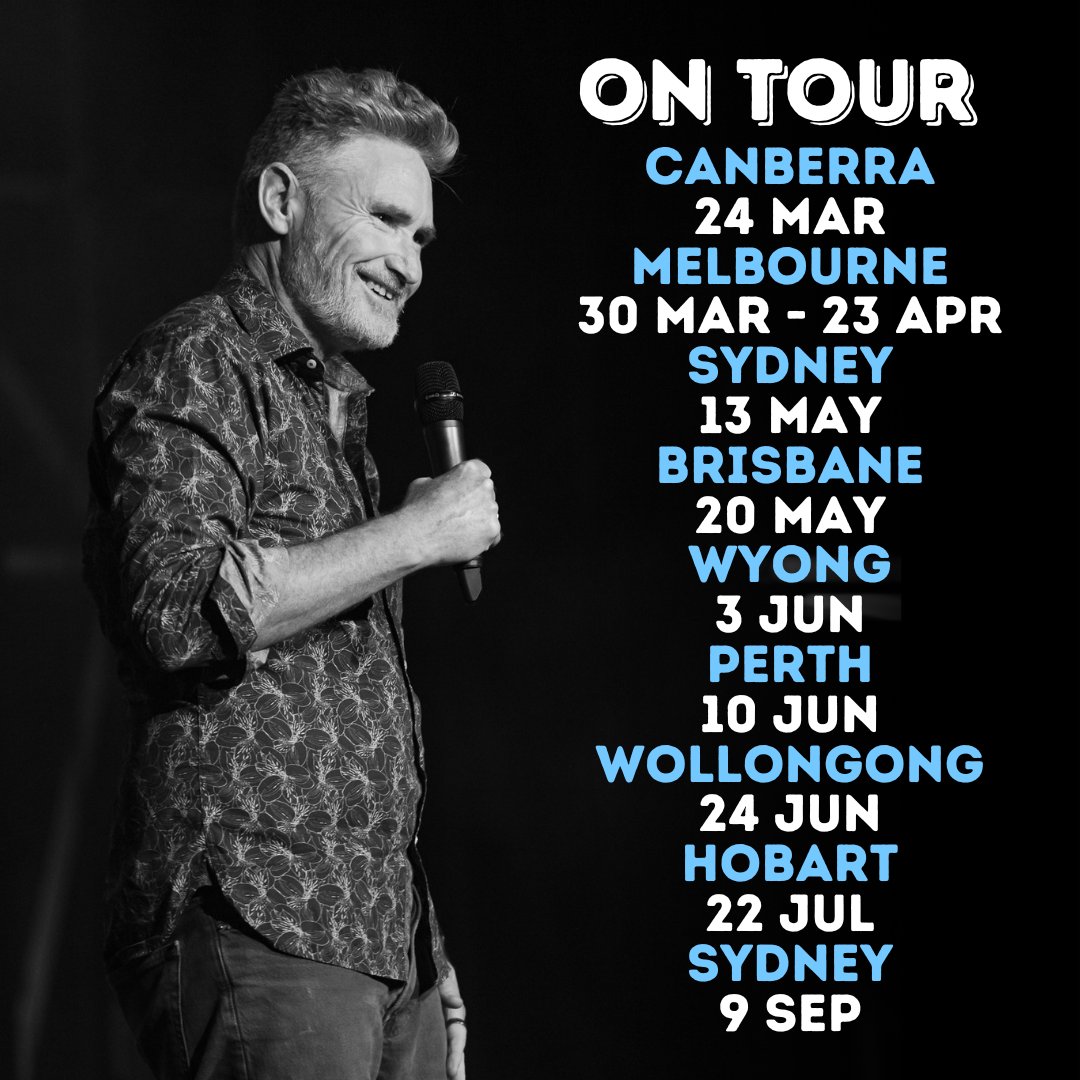 Canberra, let’s do this! I’m in town for one night only this Friday. Don’t miss me touring the country with my brand new show TOO GOOD. See ya there! 🎟️ comedy.com.au/tour/dave-hugh…