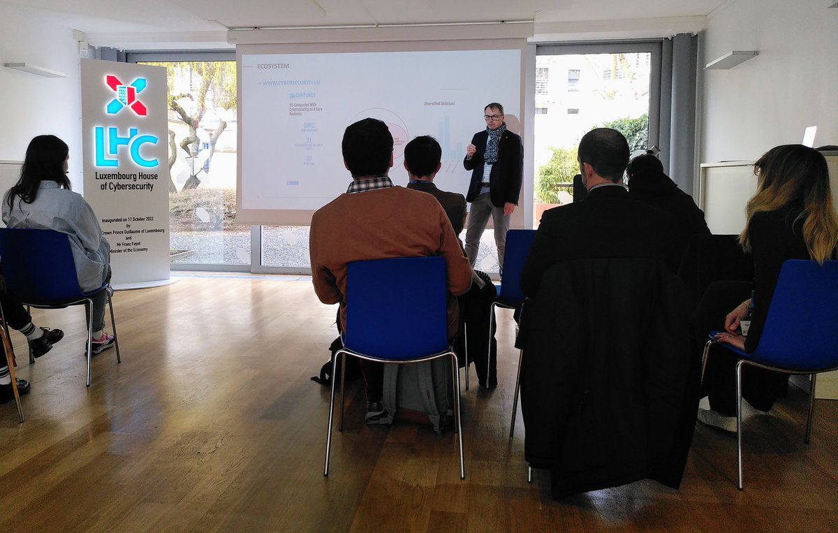 Thank you <a href="/houseofcyber_lu/">Luxembourg House of Cybersecurity</a> for welcoming our implementing partners and introducing us to Luxembourg's #cybersecurity ecosystem 🔒
This is an important area for our cooperation with African partners in which <a href="/LuxDev_HQ/">LuxDev</a> brings 🇱🇺 expertise.
#TeamEurope #D4DHub