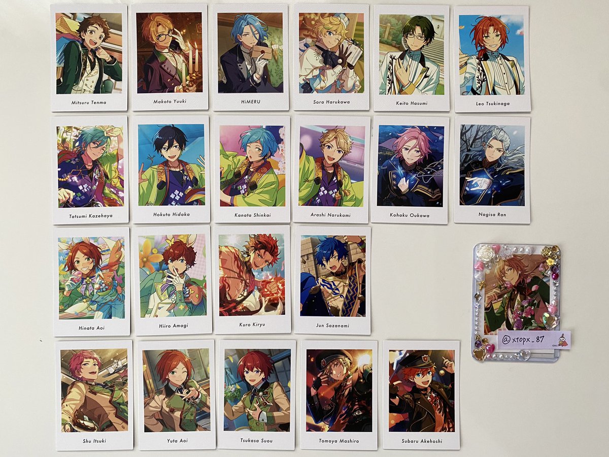 xtopx_87's tweet photo. 【交換】 あんスタ ぱしゃっつ シャッフル action

譲：光 真 HiMERU 宙 敬人 レオ 巽 北斗 奏汰 嵐 こはく 凪砂 ひなた 一彩 紅郎 ジュン 宗 ゆうた 司 友也 スバル

求：A 薫 零 > P 薫 零

・郵送又は26日あんステ会場手渡し
・おまとめの方優先ですが、1枚からでも◎

お気軽にお声掛けください🕊️ https://t.co/BzbGaXsyXj