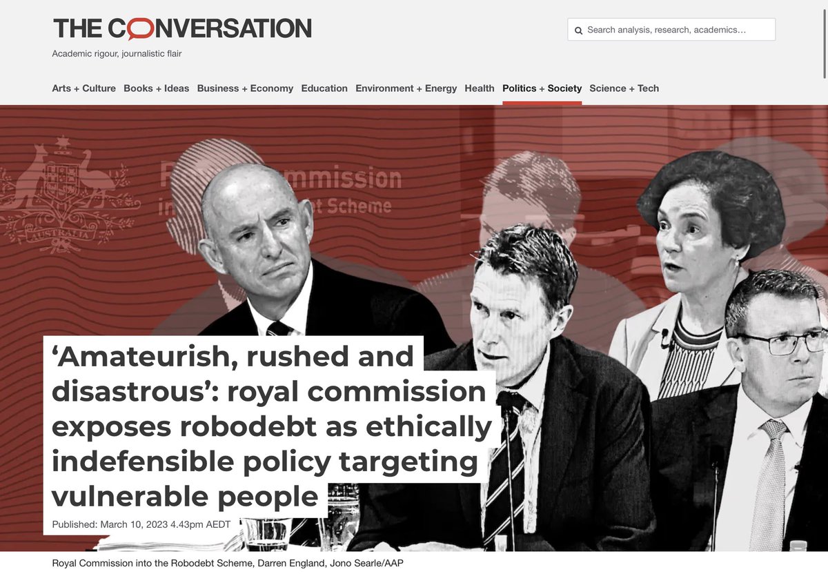 BeverleyBMiles's tweet image. “Ethically infeasible”

The innate #PredatoryDesign of liberal gov’s in Australia

“It was the active and direct exploitation of people’s vulnerability.”

theconversation.com/amateurish-rus…

#PublicInterestTech #DesignJustice #auspol #KTBH #AlgorithmsOfOppression