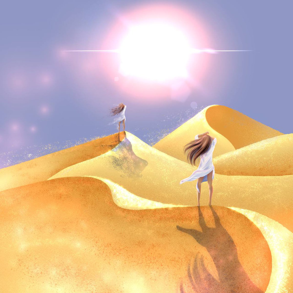 GM family!💫

✨New DROP✨

"The golden sands of solitude"

1\1 digital art on OpenSea
0.08 ETH 

The golden sands beckon with their beautiful reflections, promising silence and calm. But what if it's a deception?

opensea.io/assets/ethereu…

#NFTdrop #NFTCommunity #procreate