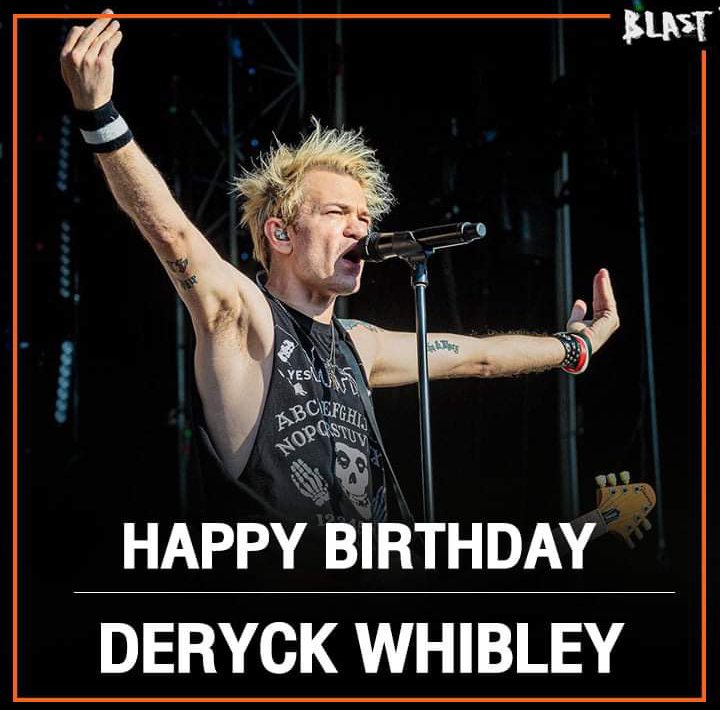 Happy 43rd. Birthday to Deryck Whibley of .           