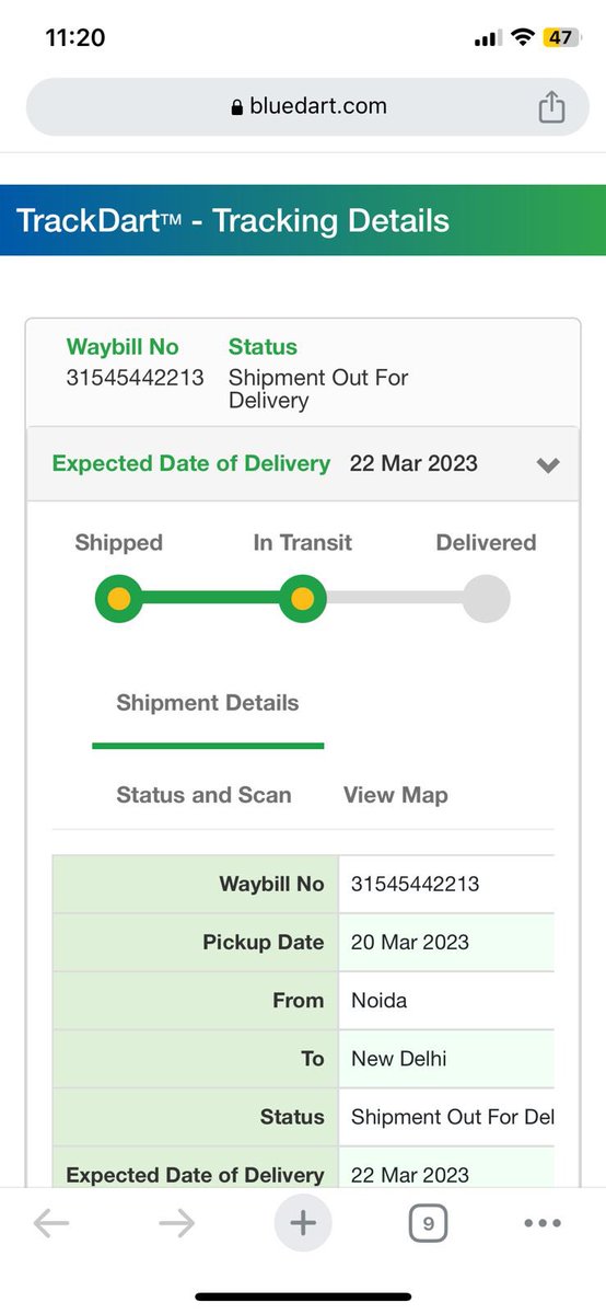 13Punee's tweet photo. @BlueDartCares @BlueDartCares apke bluedart  delivery boy jne wait nahi kiya or mujhe bola ki apna apna shipment brench se lo or name bhi nahi batya usne or jab complend ki customers care pr to koi Tejas ne phone utha mene bola 2 min pehele call kare but bo bhi same usne bhi ye kiya 31545442213 https://t.co/2aJCV84AiB
